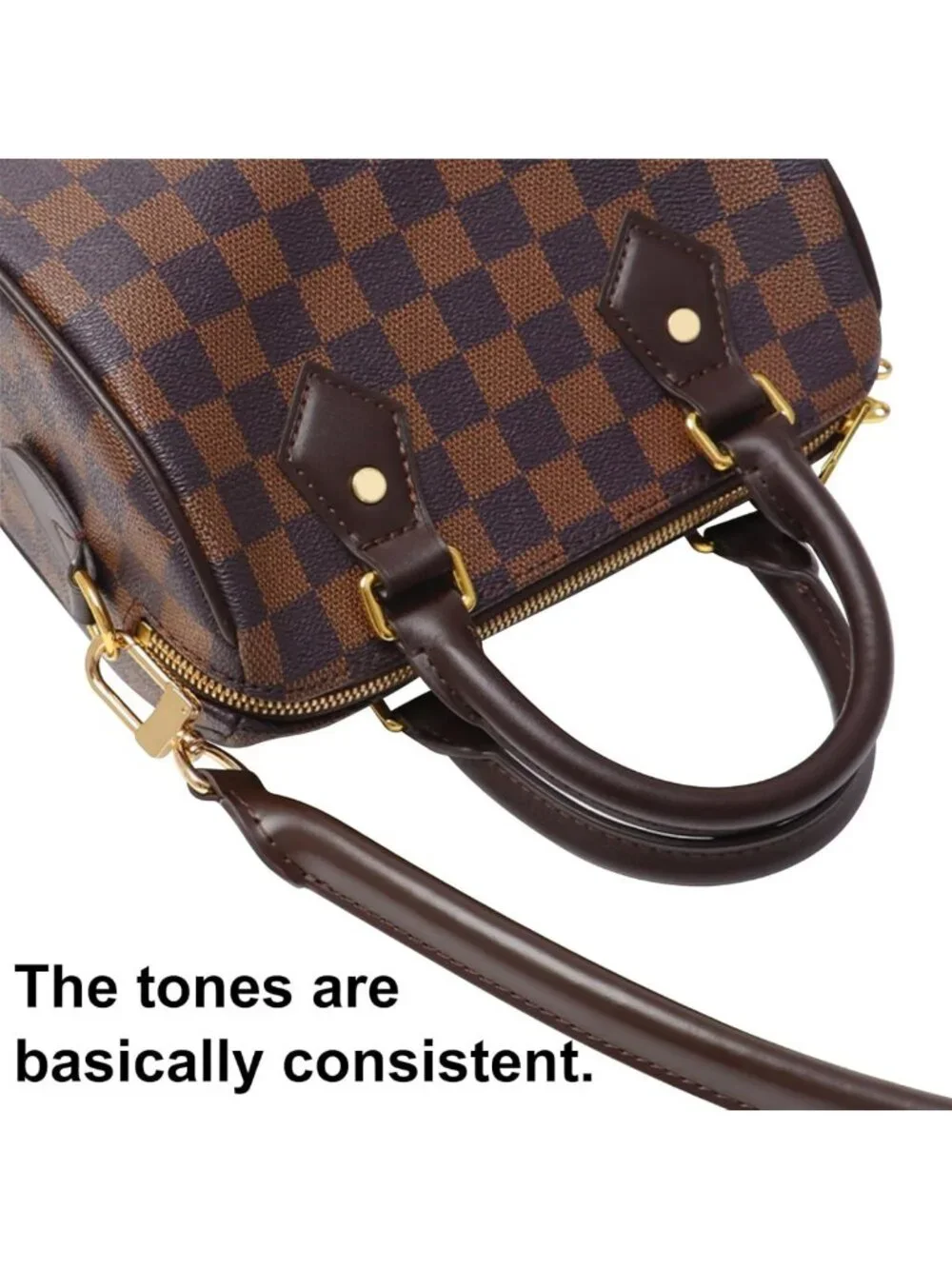 Genuine Vachetta Leather Shoulder Strap Replacement for Handbags - 27.5in COFFEE